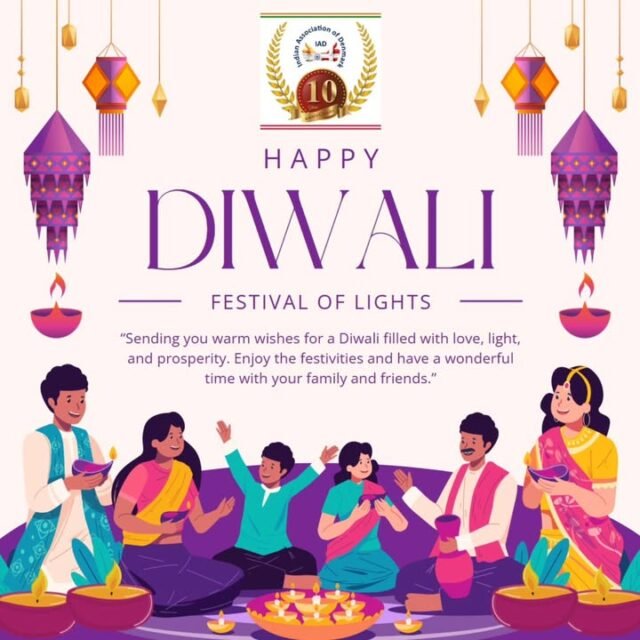 From Denmark with love — may this Diwali bring peace, prosperity and warmth to you and yours. Happy Diwali from Indian Association of Denmark (IAD)! 🌟🇮🇳🇩🇰 #Diwali2025 #IAD