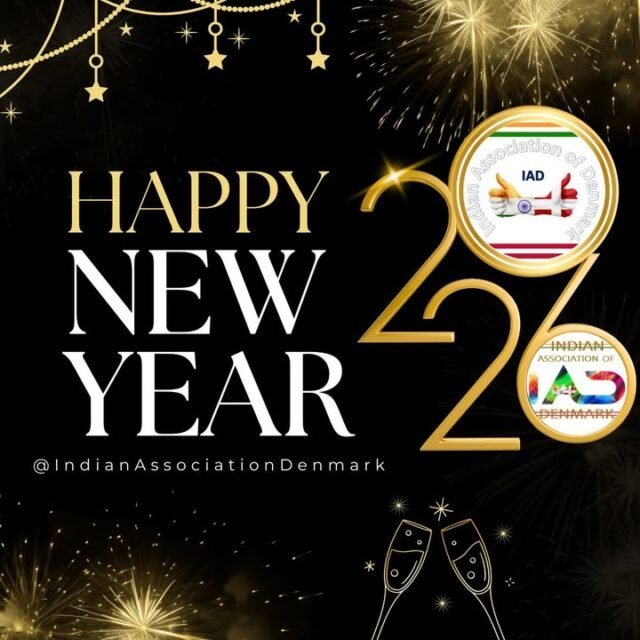 Happy New Year Wishes to all!!!

#happynewyear2026 #HappyNewYear #IAD #IndianAssociationDenmark